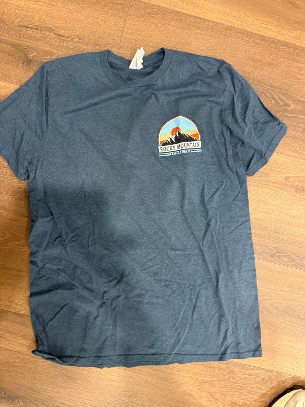 Rocky Mountain national park Dark Blue Graphic Tee